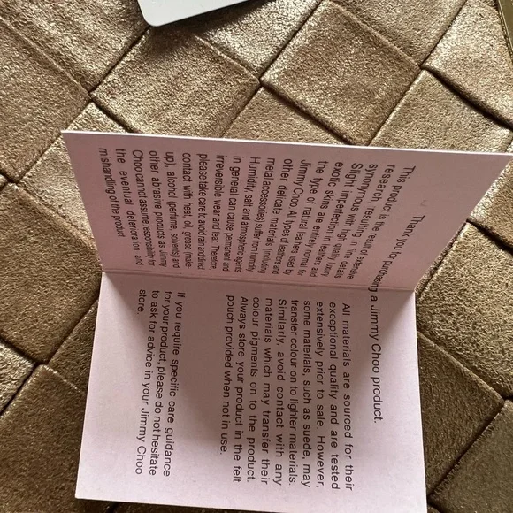 Jimmy Choo Woven Suede Clutch - Picture 10 of 11